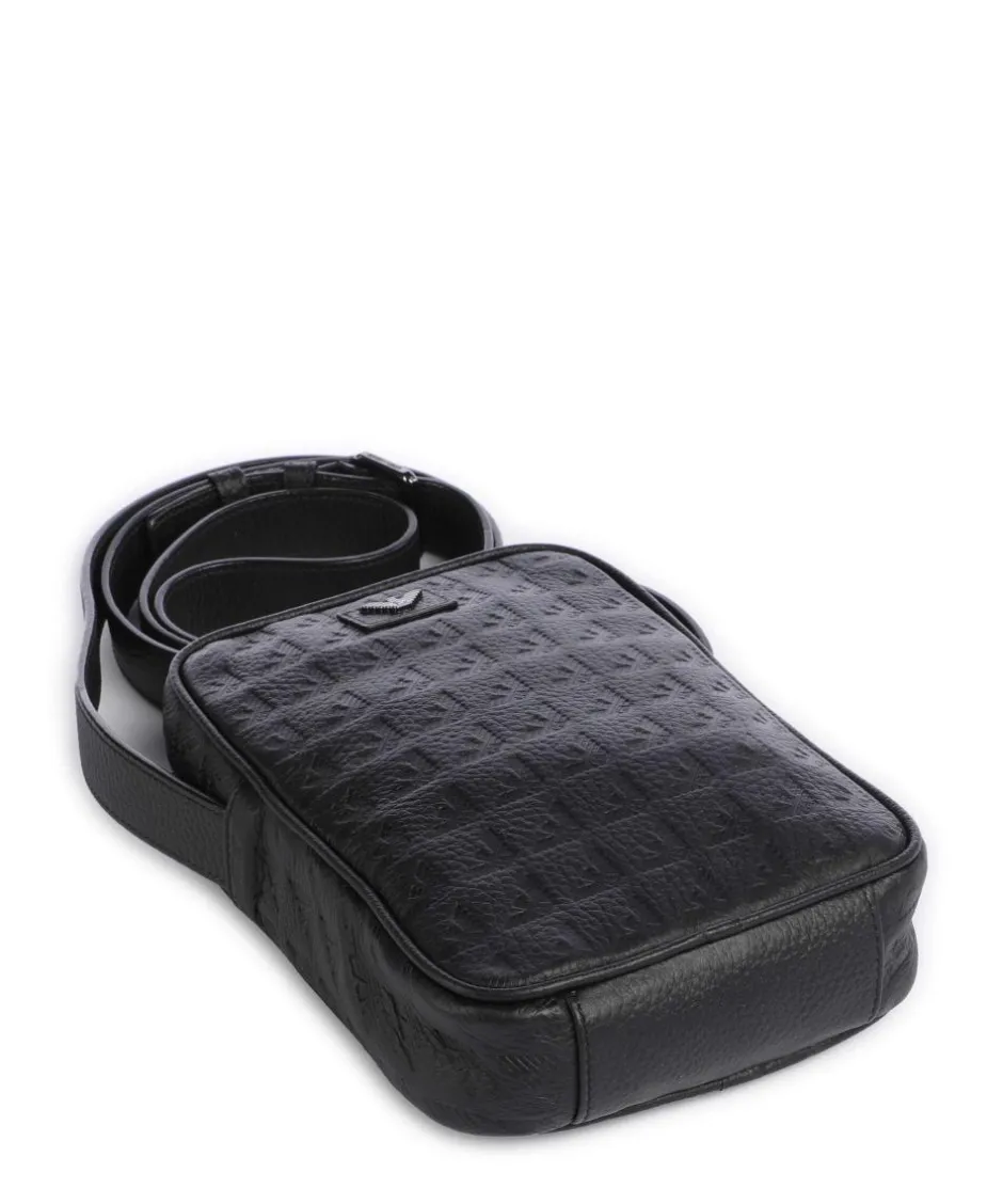 Emporio Armani Crossbody Bags-New Minorca Crossbody bag embossed calfskin