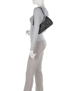 Núnoo Shoulder Bags|Crossbody Bags-New Zealand Apollo 2 Eyelet Shoulder bag embossed leather