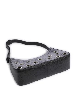 Núnoo Shoulder Bags|Crossbody Bags-New Zealand Apollo 2 Eyelet Shoulder bag embossed leather