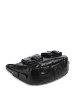 Núnoo Shoulder Bags|Hobo Bags-New Zealand Stella Pocket Hobo bag grained leather