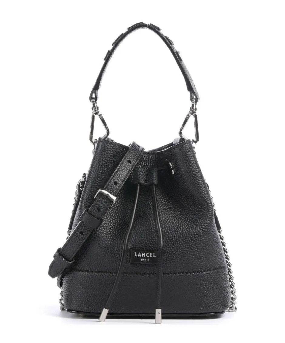 Lancel Hobo Bags|Crossbody Bags-Ninon Mini Bucket bag grained cow leather