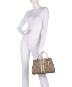 Guess Handbags-Noelle 4G Logo Handbag imitation leather