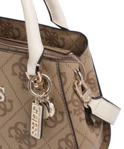 Guess Handbags-Noelle 4G Logo Handbag imitation leather