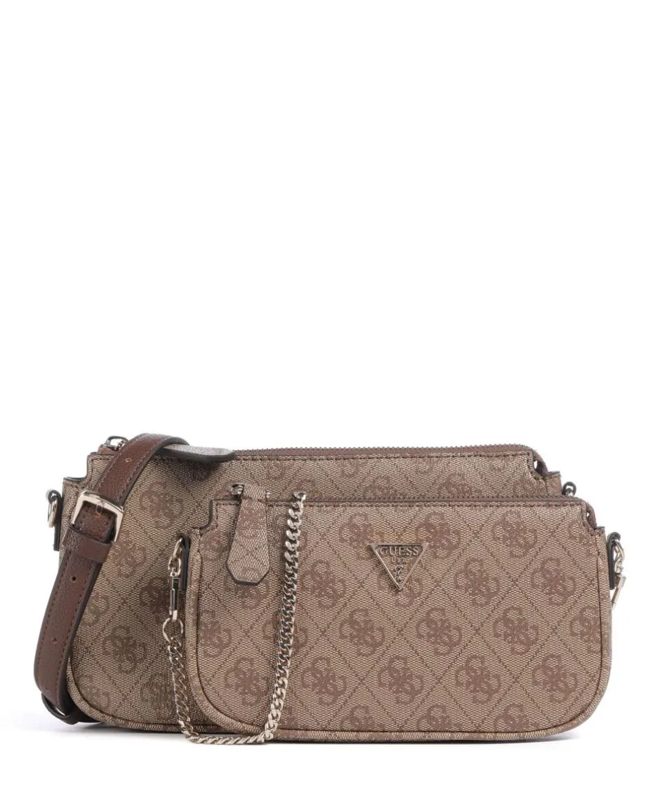 Guess Shoulder Bags|Handbags-Noelle 4G Logo Shoulder bag imitation leather