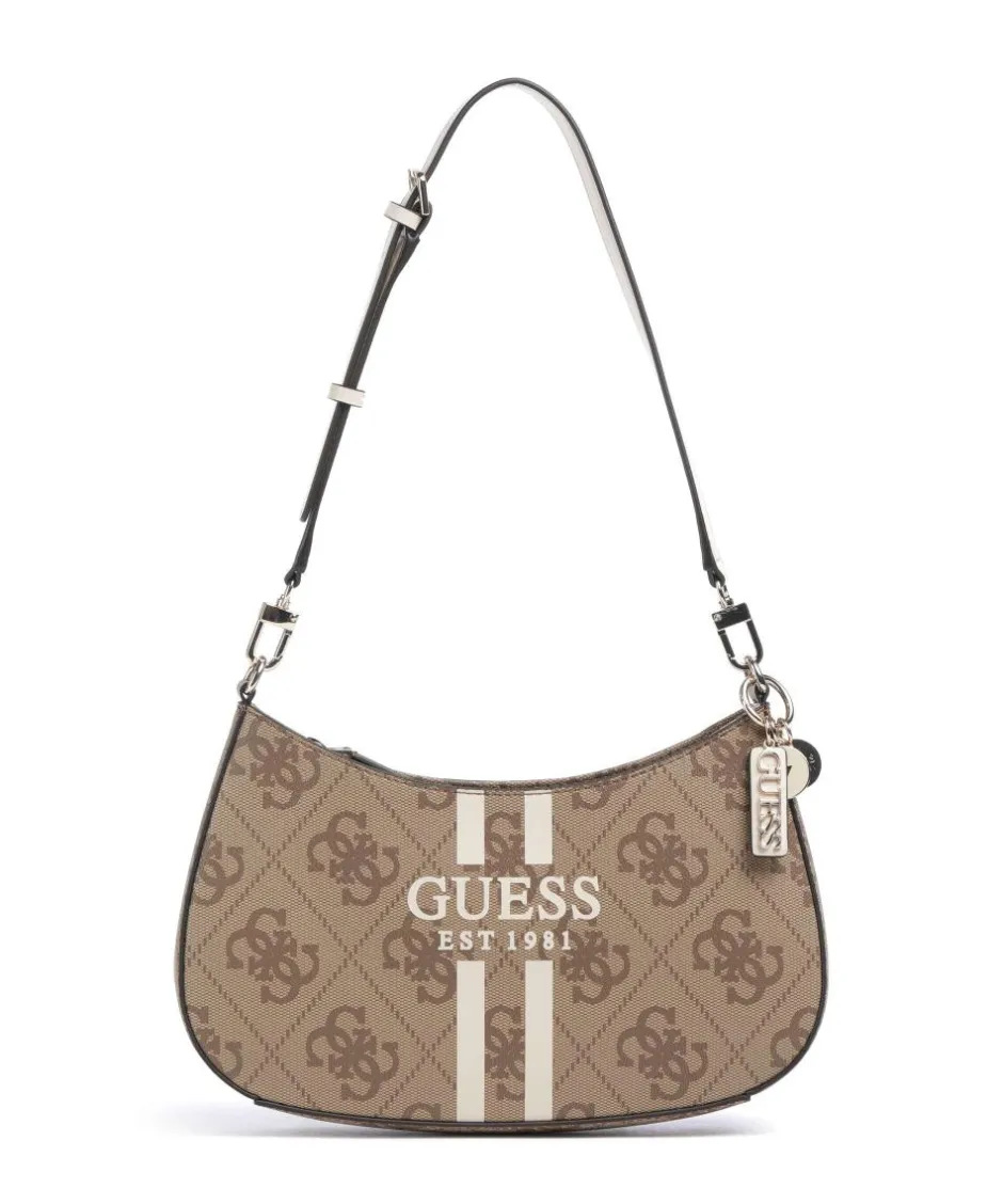 Guess Shoulder Bags-Noelle 4G Logo Shoulder bag imitation leather