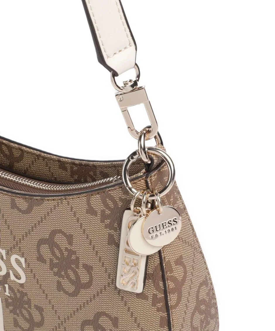 Guess Shoulder Bags-Noelle 4G Logo Shoulder bag imitation leather
