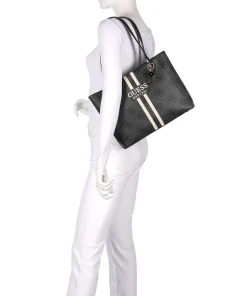 Guess Tote Bags-Noelle 4G Logo Tote bag imitation leather