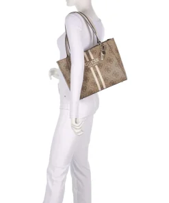 Guess Tote Bags-Noelle 4G Logo Tote bag imitation leather