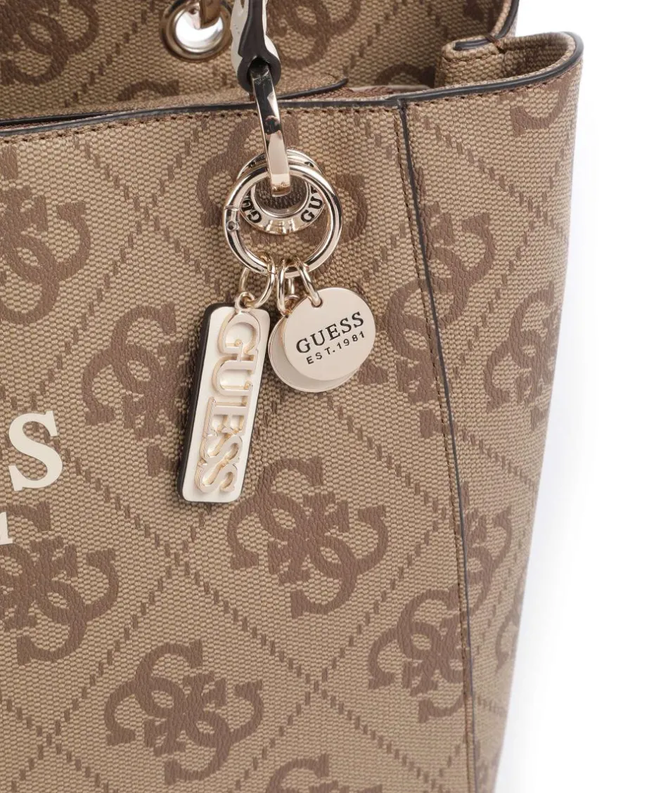 Guess Tote Bags-Noelle 4G Logo Tote bag imitation leather
