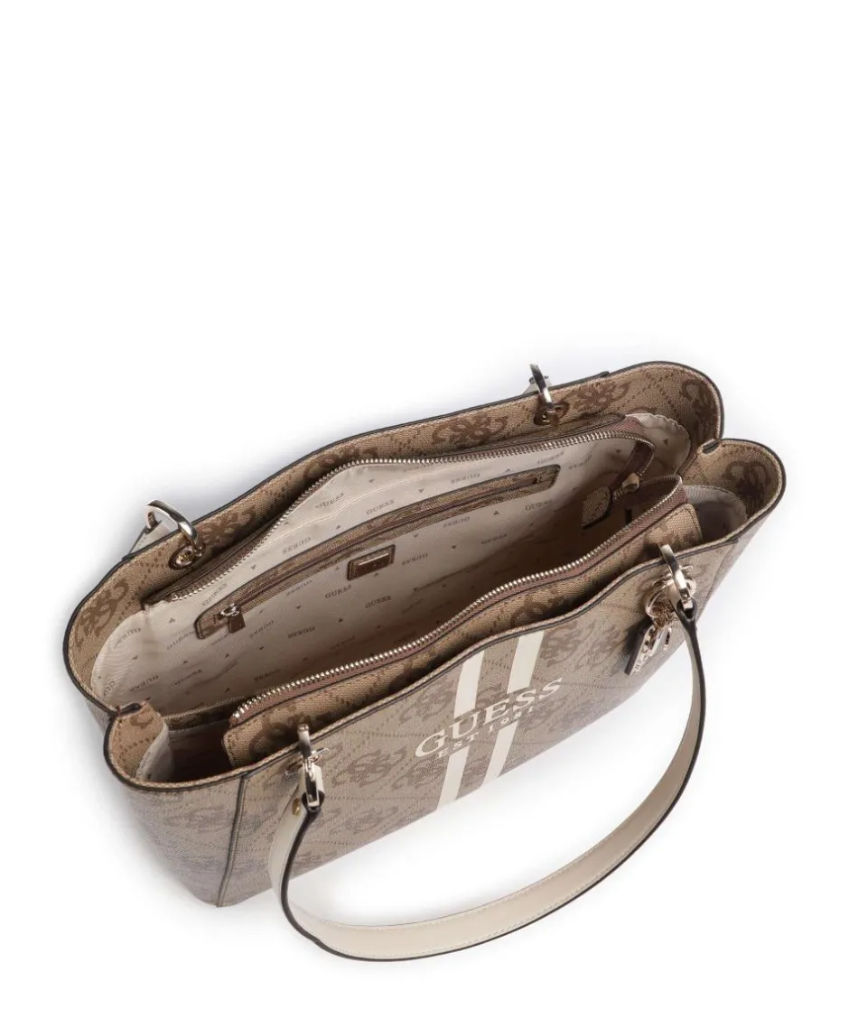 Guess Tote Bags-Noelle 4G Logo Tote bag imitation leather