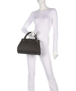 Guess Handbags-Noelle Q Logo Handbag imitation leather