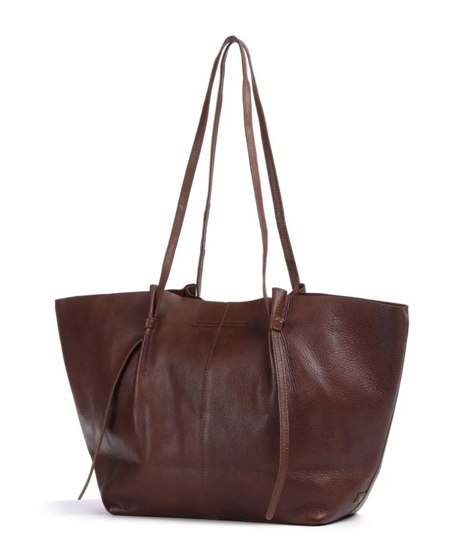 Depeche Tote Bags-Nordic Simplicity Tote bag grained leather