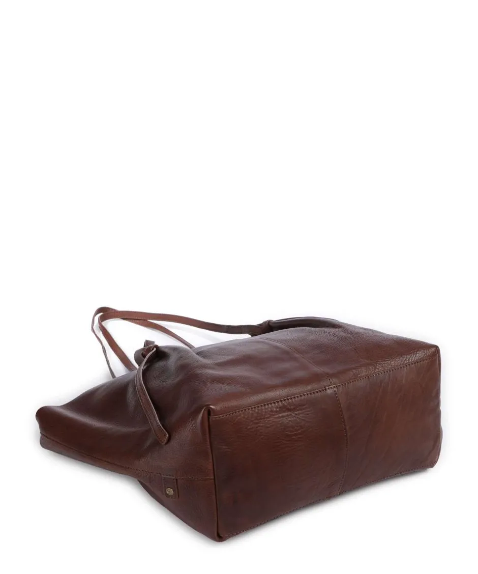 Depeche Tote Bags-Nordic Simplicity Tote bag grained leather