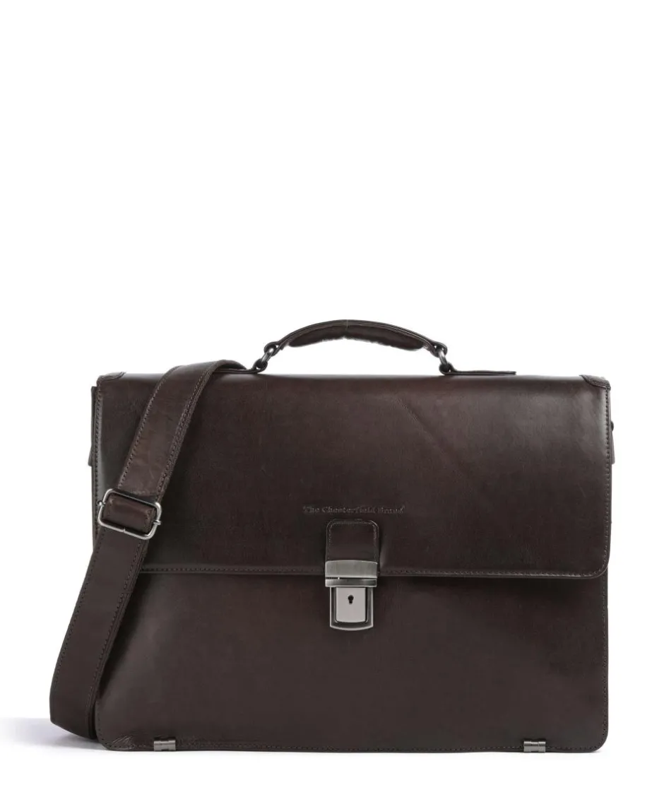 The Chesterfield Brand Business- & Laptop Bags-Novum Salvatore Briefcase 17″ cow leather