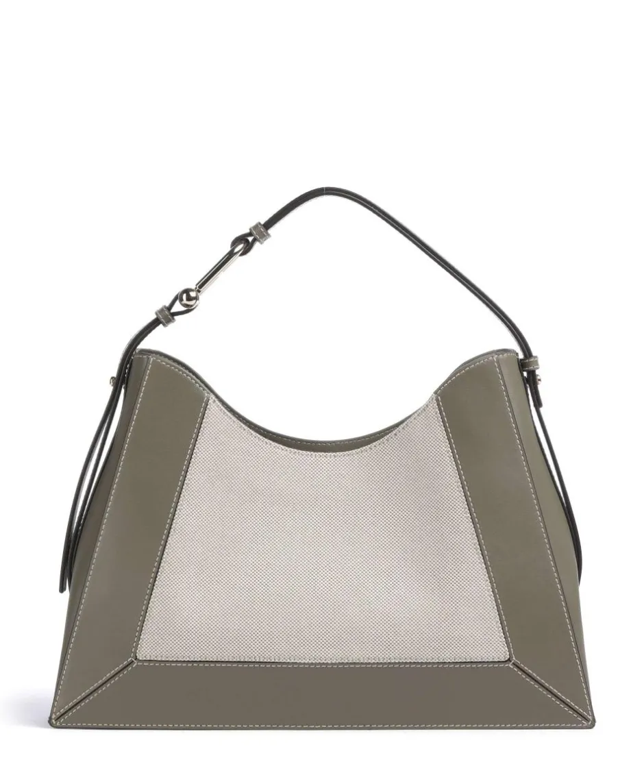 Furla Shoulder Bags|Hobo Bags-Nuvola L Hobo bag canvas, fine grain leather