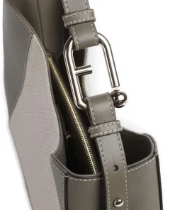 Furla Shoulder Bags|Hobo Bags-Nuvola L Hobo bag canvas, fine grain leather
