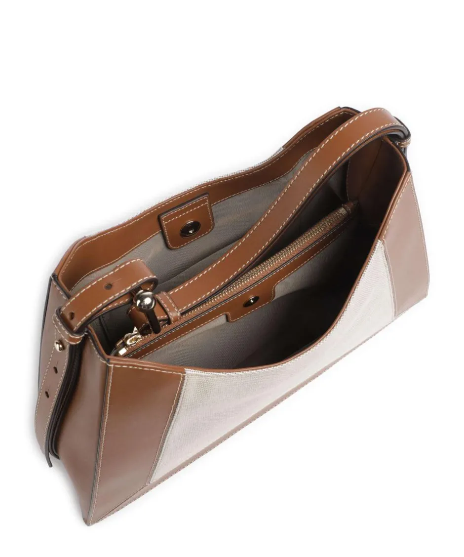 Furla Shoulder Bags|Hobo Bags-Nuvola L Hobo bag canvas, fine grain leather