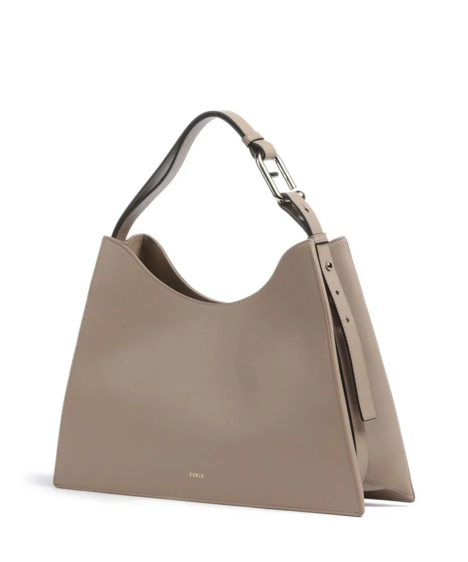 Furla Shoulder Bags|Hobo Bags-Nuvola L Hobo bag fine grain leather