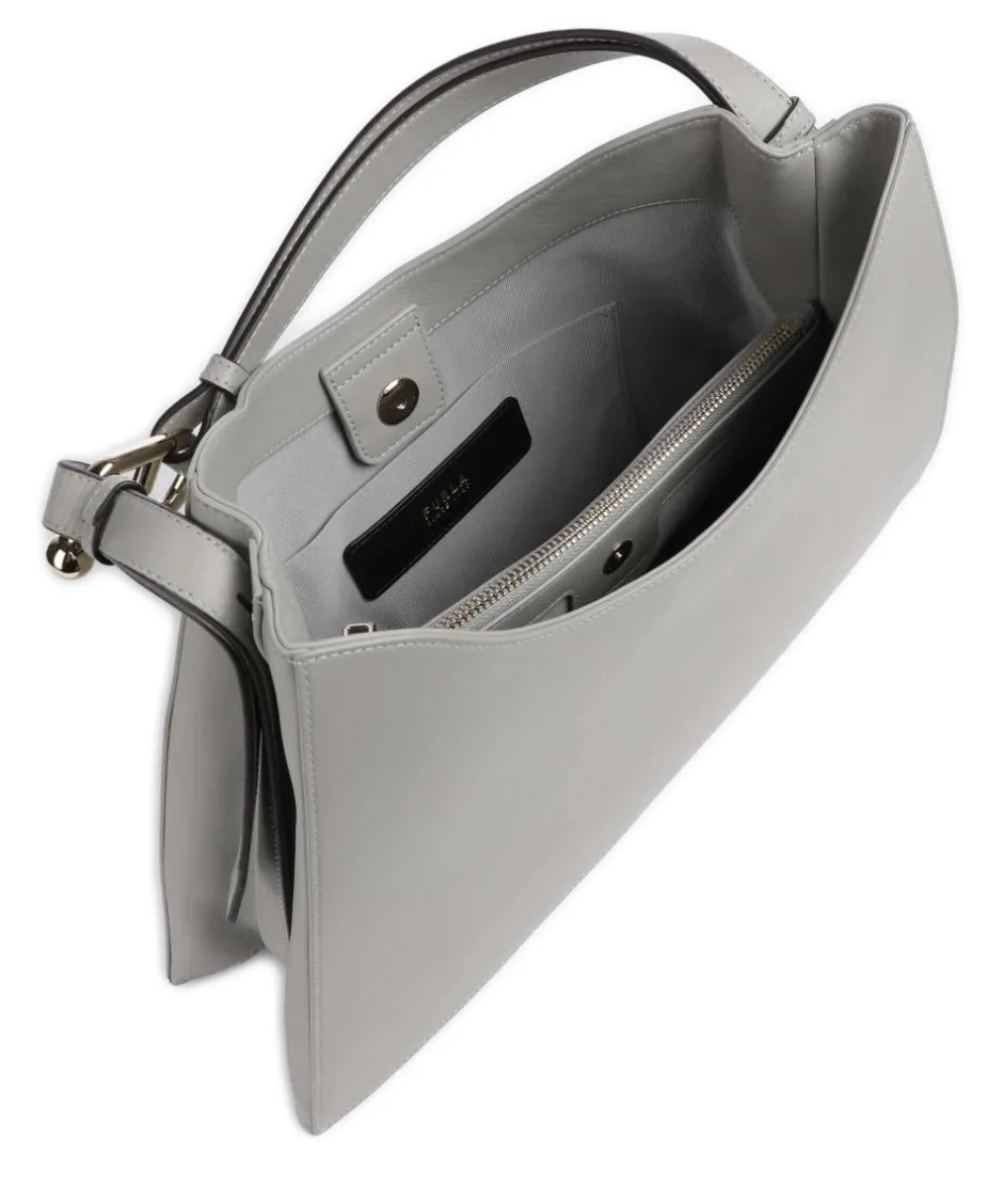 Furla Shoulder Bags|Hobo Bags-Nuvola L Hobo bag fine grain leather