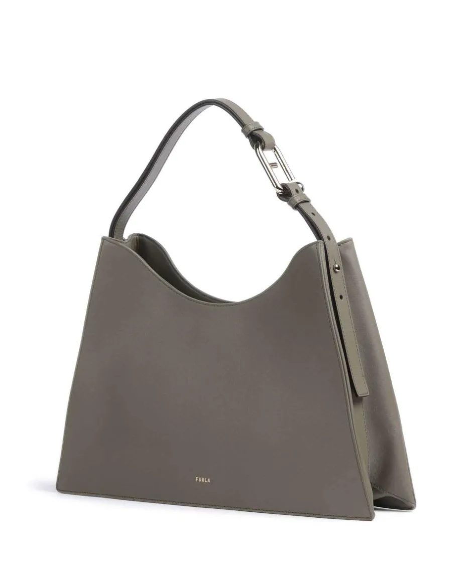 Furla Shoulder Bags|Hobo Bags-Nuvola L Hobo bag fine grain leather