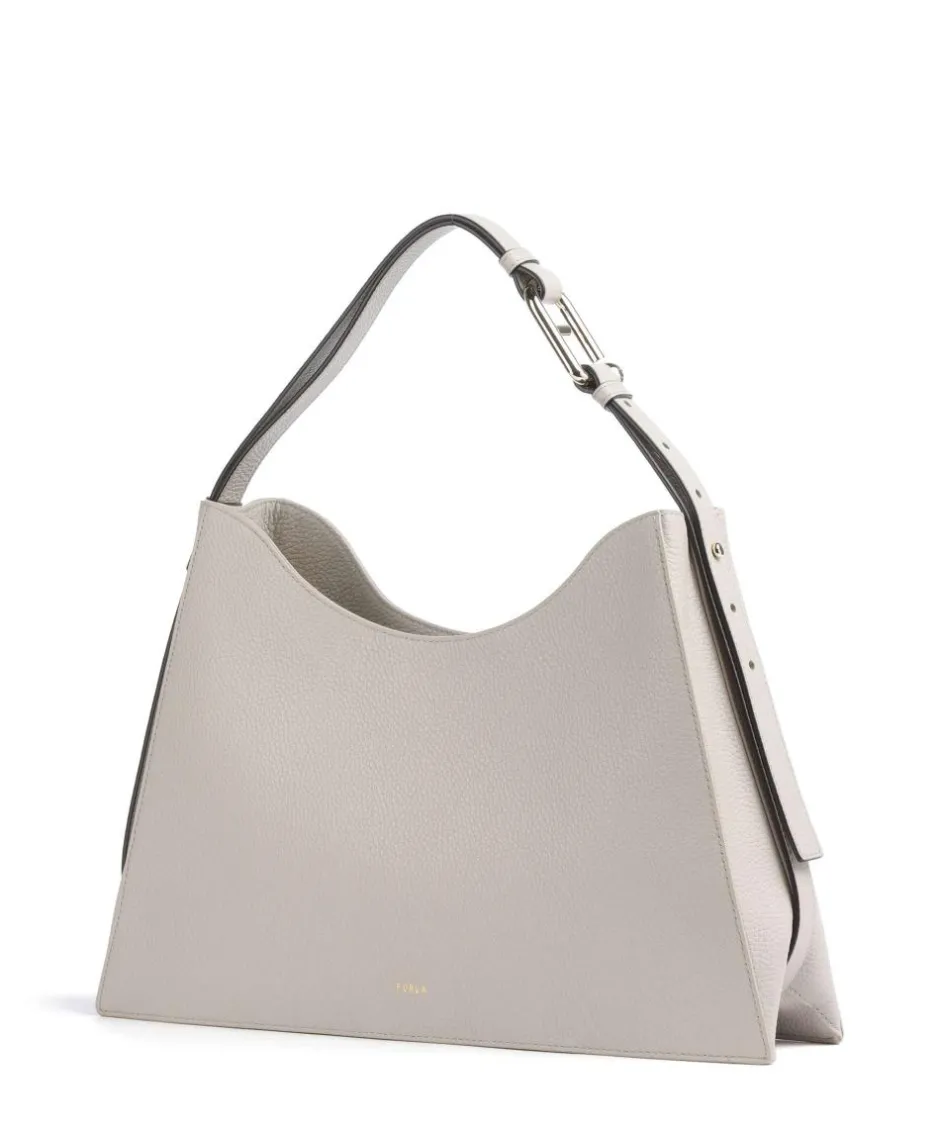 Furla Shoulder Bags|Hobo Bags-Nuvola L Hobo bag grained cow leather
