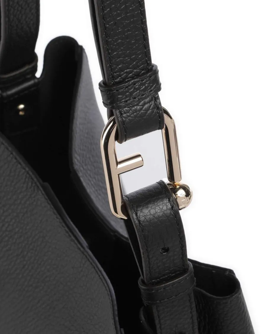 Furla Shoulder Bags|Hobo Bags-Nuvola Mini Hobo bag grained calfskin