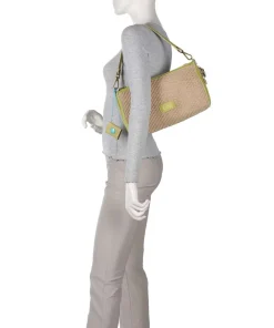 Gabs Shoulder Bags-Oceania Pepita Shoulder bag bast, grained calfskin