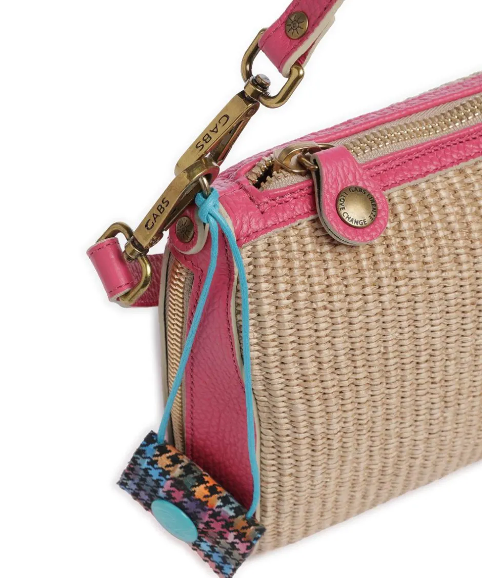 Gabs Shoulder Bags-Oceania Pepita Shoulder bag bast, grained calfskin