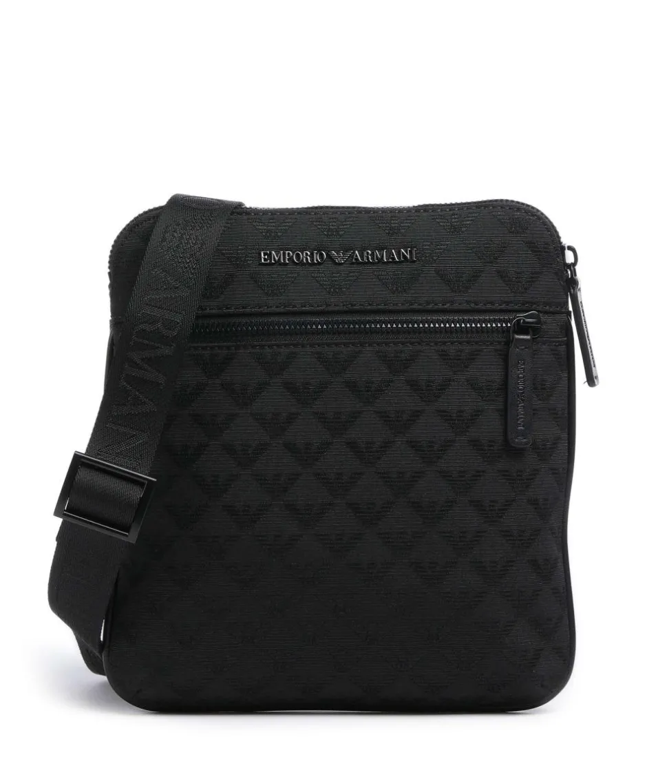 Emporio Armani Crossbody Bags-Omnia Jacquard Crossbody bag polyester, cotton