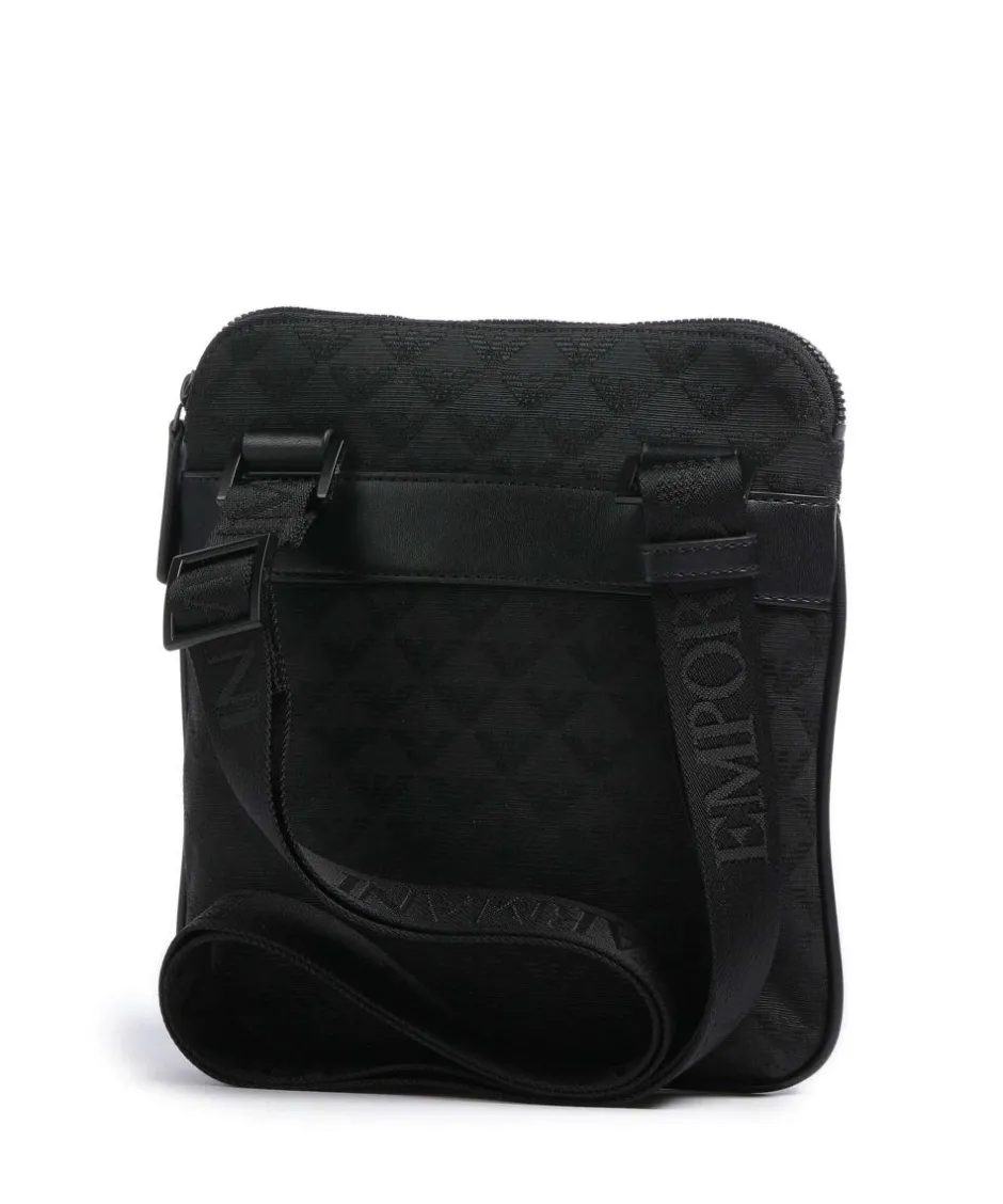 Emporio Armani Crossbody Bags-Omnia Jacquard Crossbody bag polyester, cotton