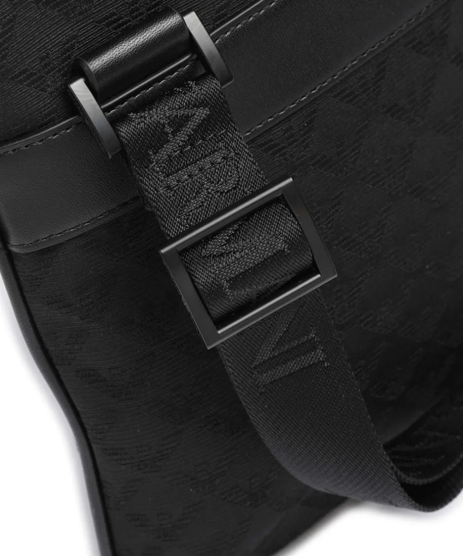 Emporio Armani Crossbody Bags-Omnia Jacquard Crossbody bag polyester, cotton