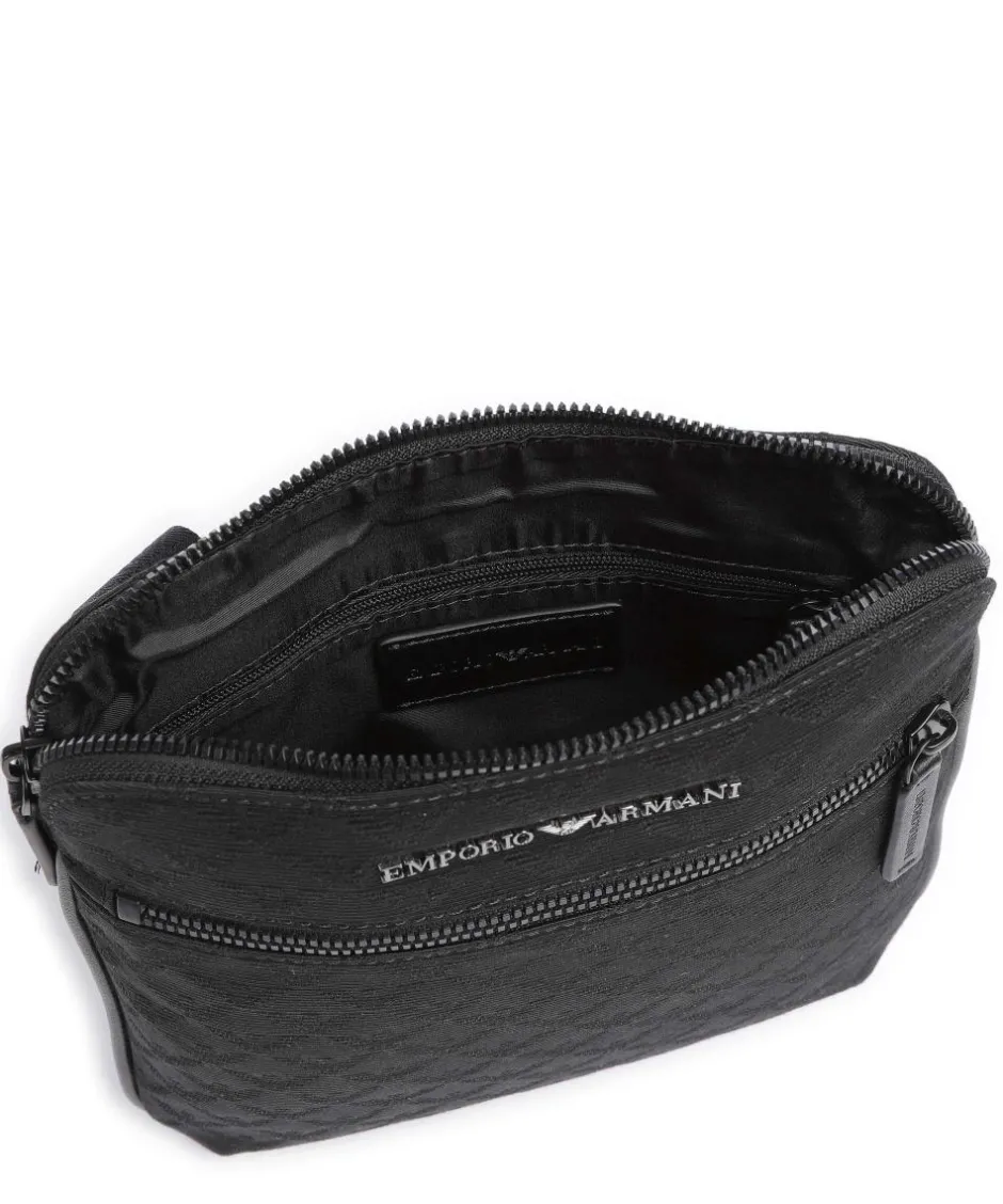 Emporio Armani Crossbody Bags-Omnia Jacquard Crossbody bag polyester, cotton
