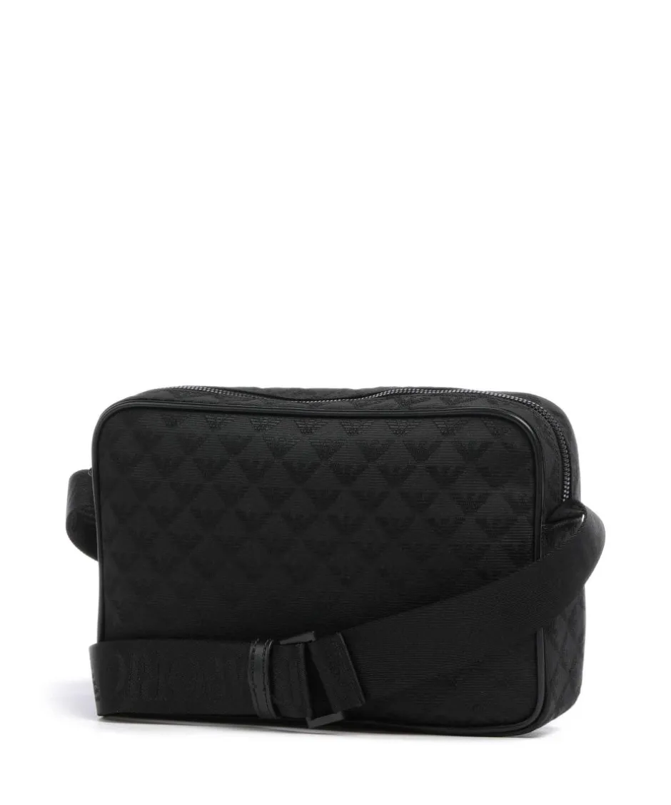 Emporio Armani Crossbody Bags-Omnia Jacquard Crossbody bag cotton, polyester