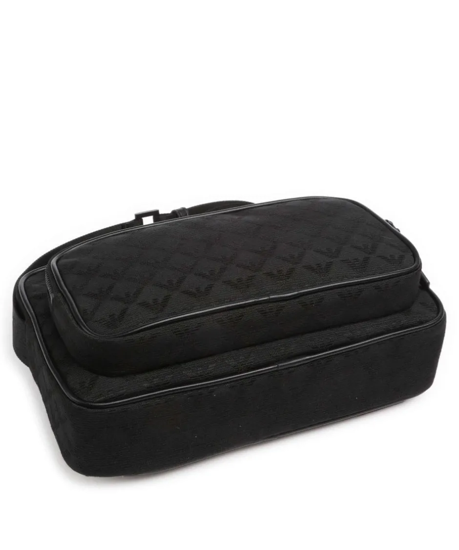 Emporio Armani Crossbody Bags-Omnia Jacquard Crossbody bag cotton, polyester