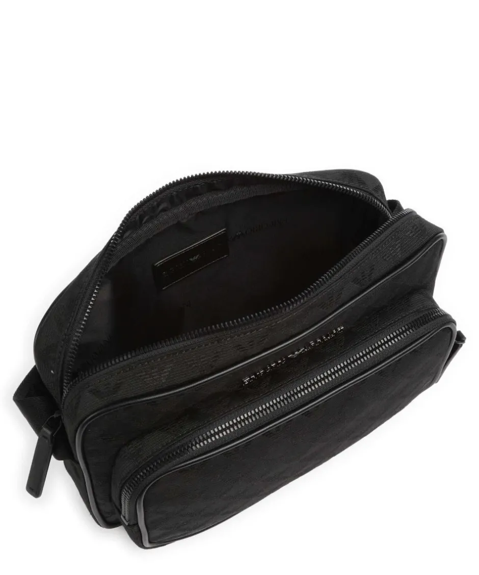Emporio Armani Crossbody Bags-Omnia Jacquard Crossbody bag cotton, polyester