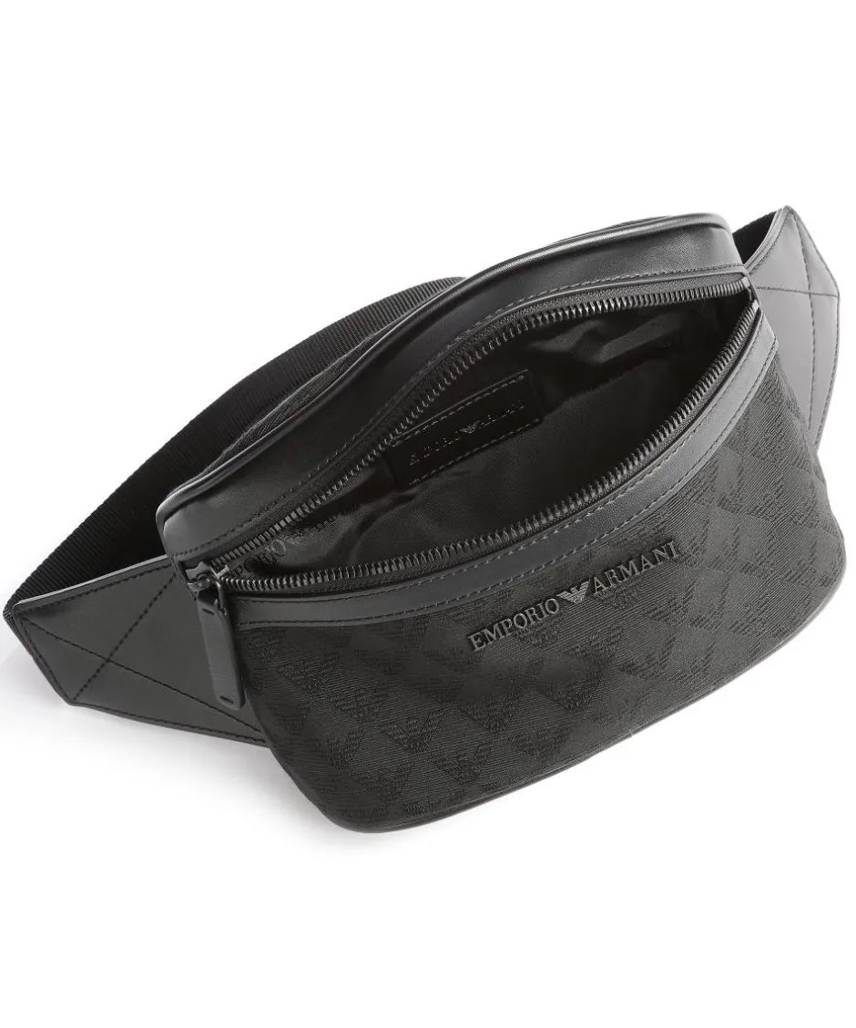 Emporio Armani Fanny Packs|Crossbody Bags-Omnia Jacquard Fanny pack polyester, cotton