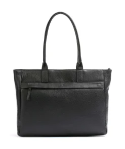 Castelijn & Beerens Tote Bags-Onyx Anna Tote bag 15″ grained leather