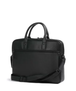 Castelijn & Beerens Business- & Laptop Bags-Onyx Chris RFID Briefcase 15″ grained leather