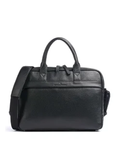 Castelijn & Beerens Business- & Laptop Bags-Onyx Delta Briefcase 13″ grained cow leather