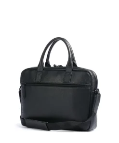 Castelijn & Beerens Business- & Laptop Bags-Onyx Delta Briefcase 13″ grained cow leather