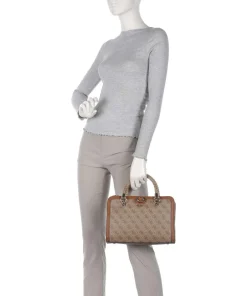 Guess Handbags-Orlina 4G Logo Handbag imitation leather