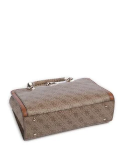 Guess Handbags-Orlina 4G Logo Handbag imitation leather