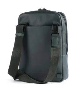 Piquadro Crossbody Bags-P16 Crossbody bag 10″ fine grain leather
