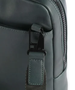 Piquadro Crossbody Bags-P16 Crossbody bag 10″ fine grain leather