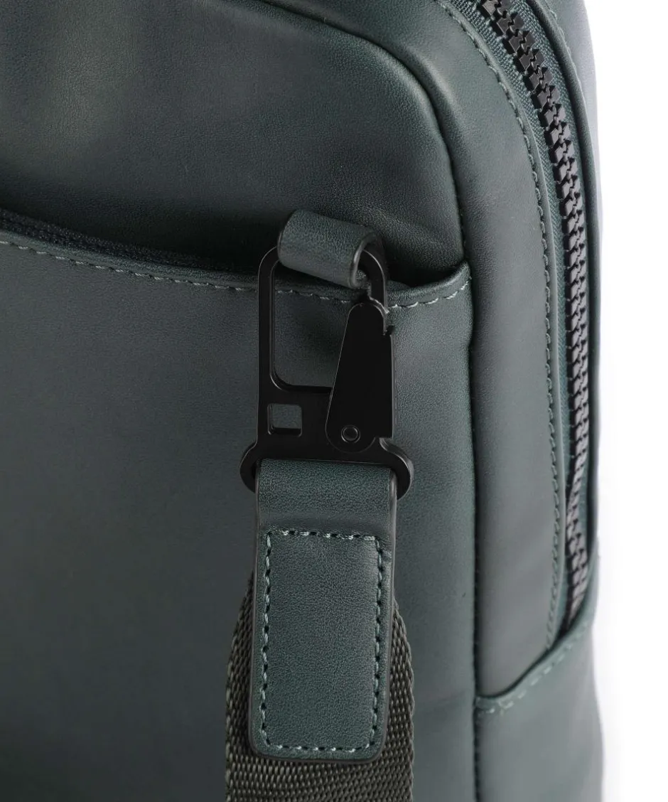 Piquadro Crossbody Bags-P16 Crossbody bag 10″ fine grain leather