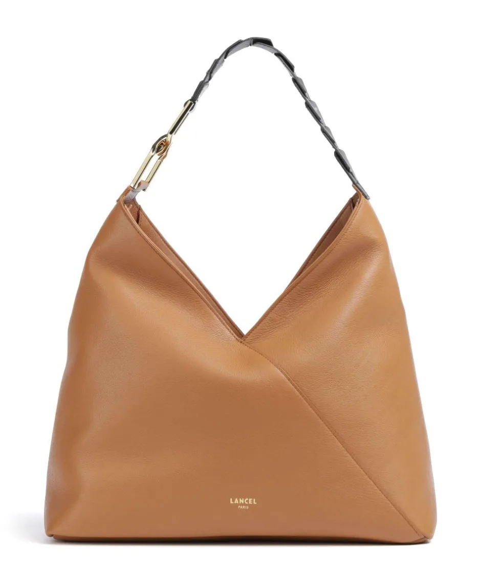 Lancel Shoulder Bags|Hobo Bags-Pagode L Hobo bag grained cow leather