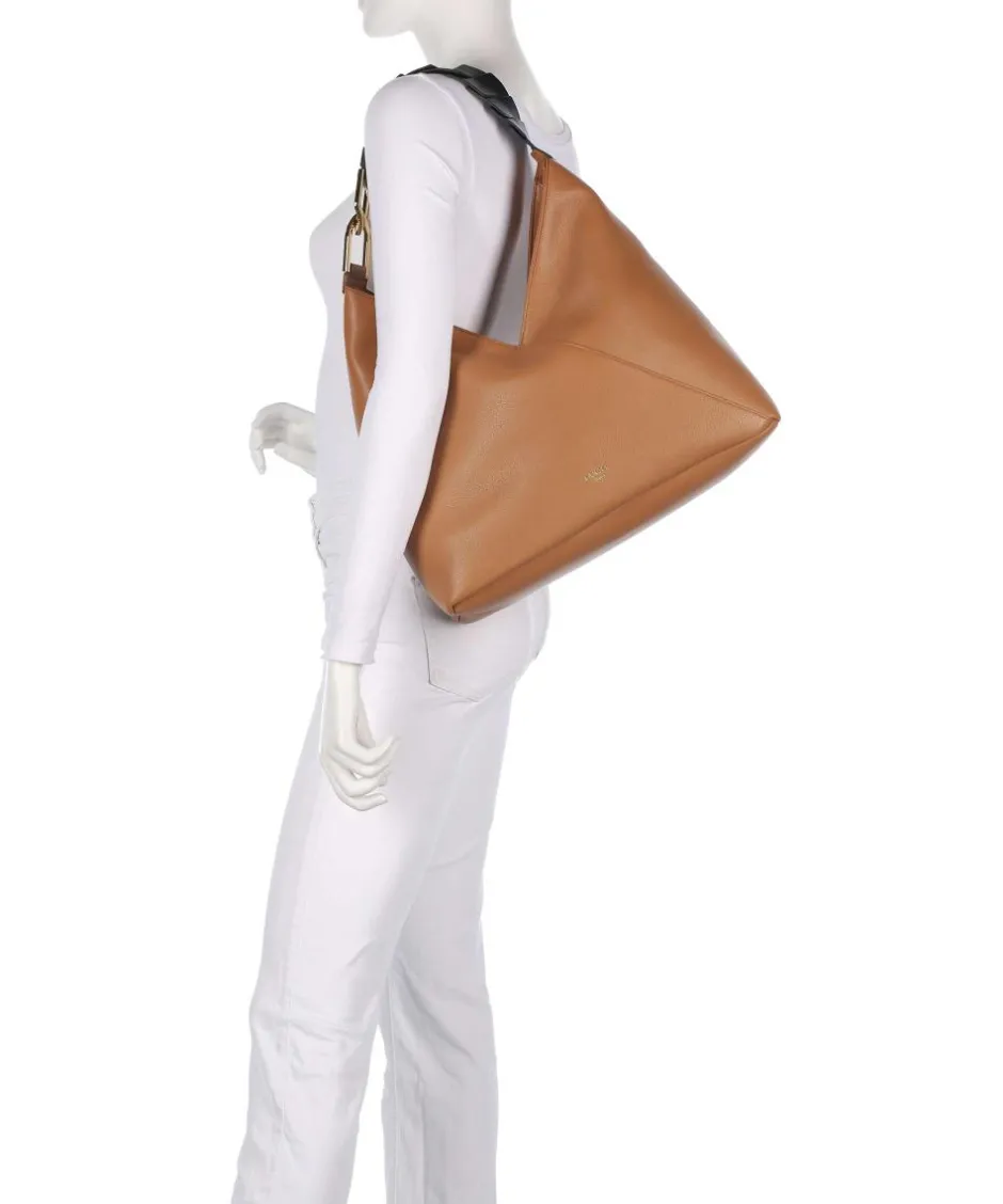 Lancel Shoulder Bags|Hobo Bags-Pagode L Hobo bag grained cow leather