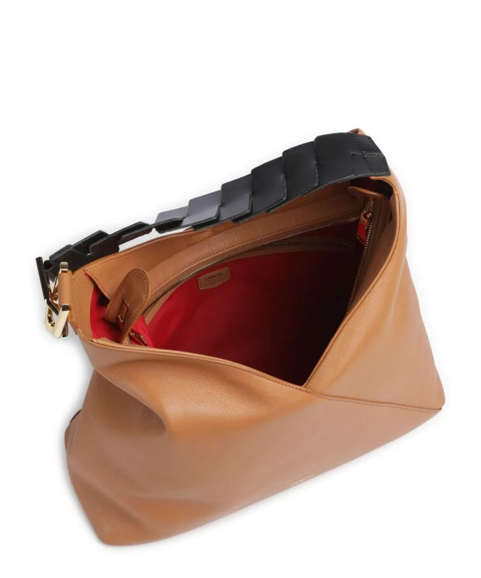 Lancel Shoulder Bags|Hobo Bags-Pagode L Hobo bag grained cow leather