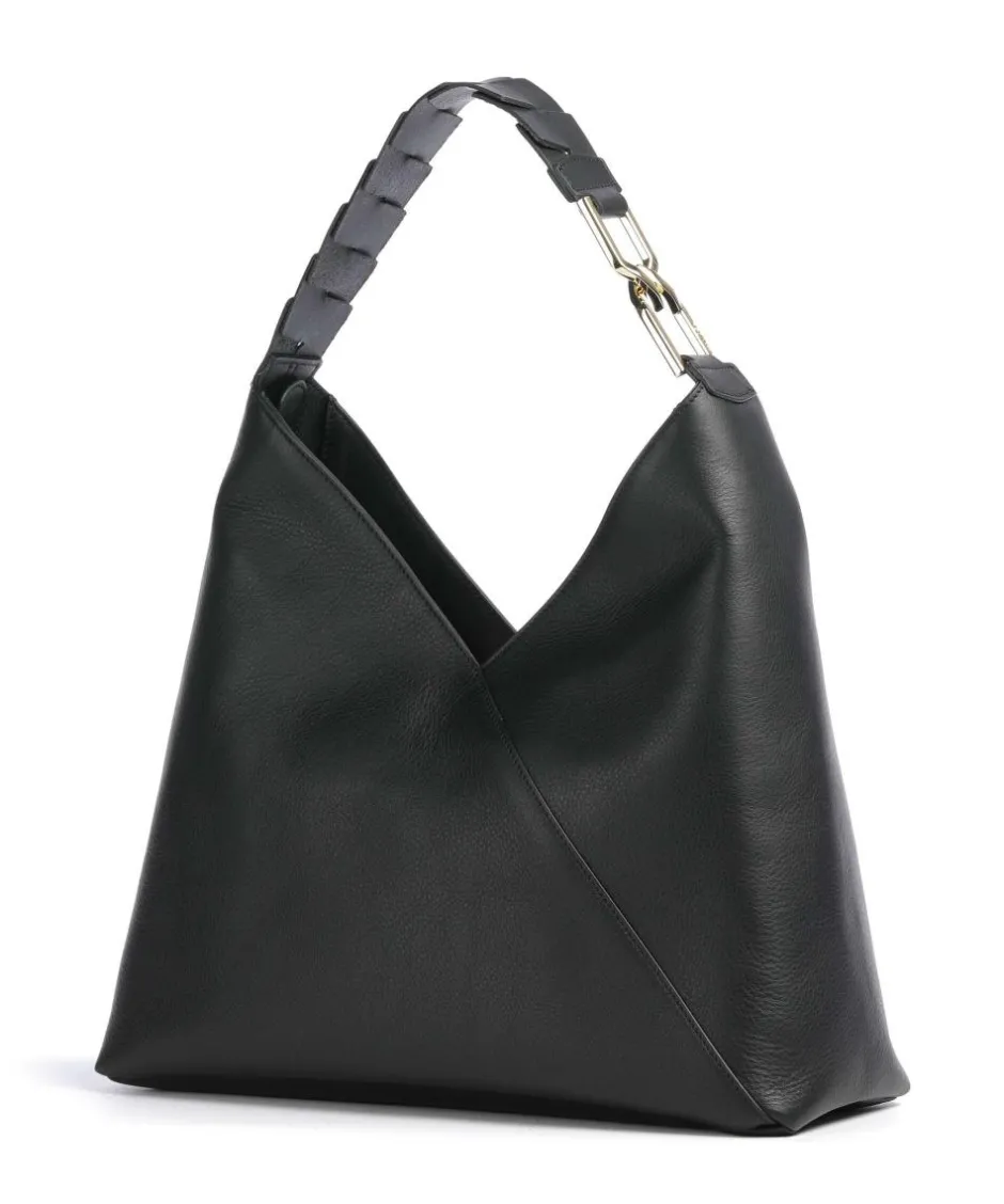 Lancel Shoulder Bags|Hobo Bags-Pagode L Hobo bag grained cow leather
