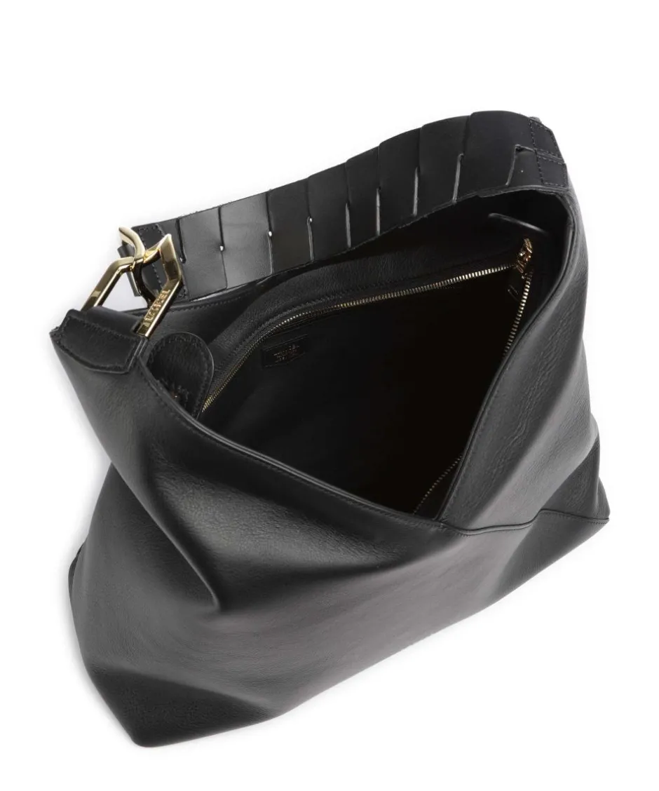 Lancel Shoulder Bags|Hobo Bags-Pagode L Hobo bag grained cow leather